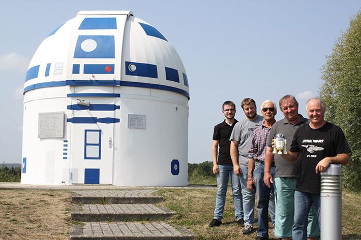 Egy Star Wars rajongó R2-D2-vá varázsolt egy obszervatóriumot
